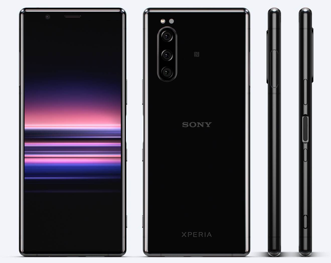 Mobiltelefon Sony XPERIA 5 128GB Black