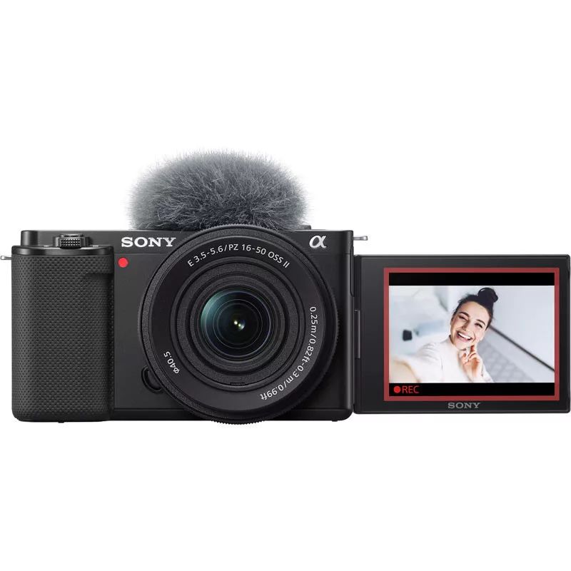 Digitális fényképezőgép Sony ZV-E10 váz Black + 16-50mm f/3.5-5.6 II objektív KIT Digitális fényképezőgép Sony ZV-E10 váz Black + 16-50mm f/3.5-5.6 II objektív KIT