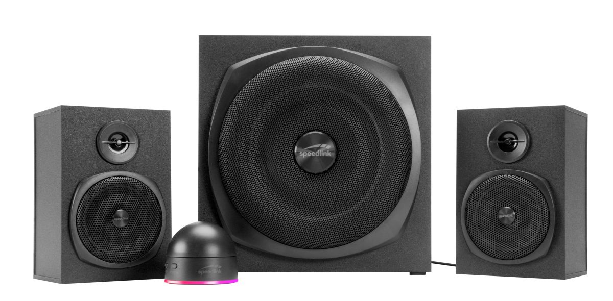 Hangszóró Speedlink Gravity LT 2.1 Subwoofer System Black