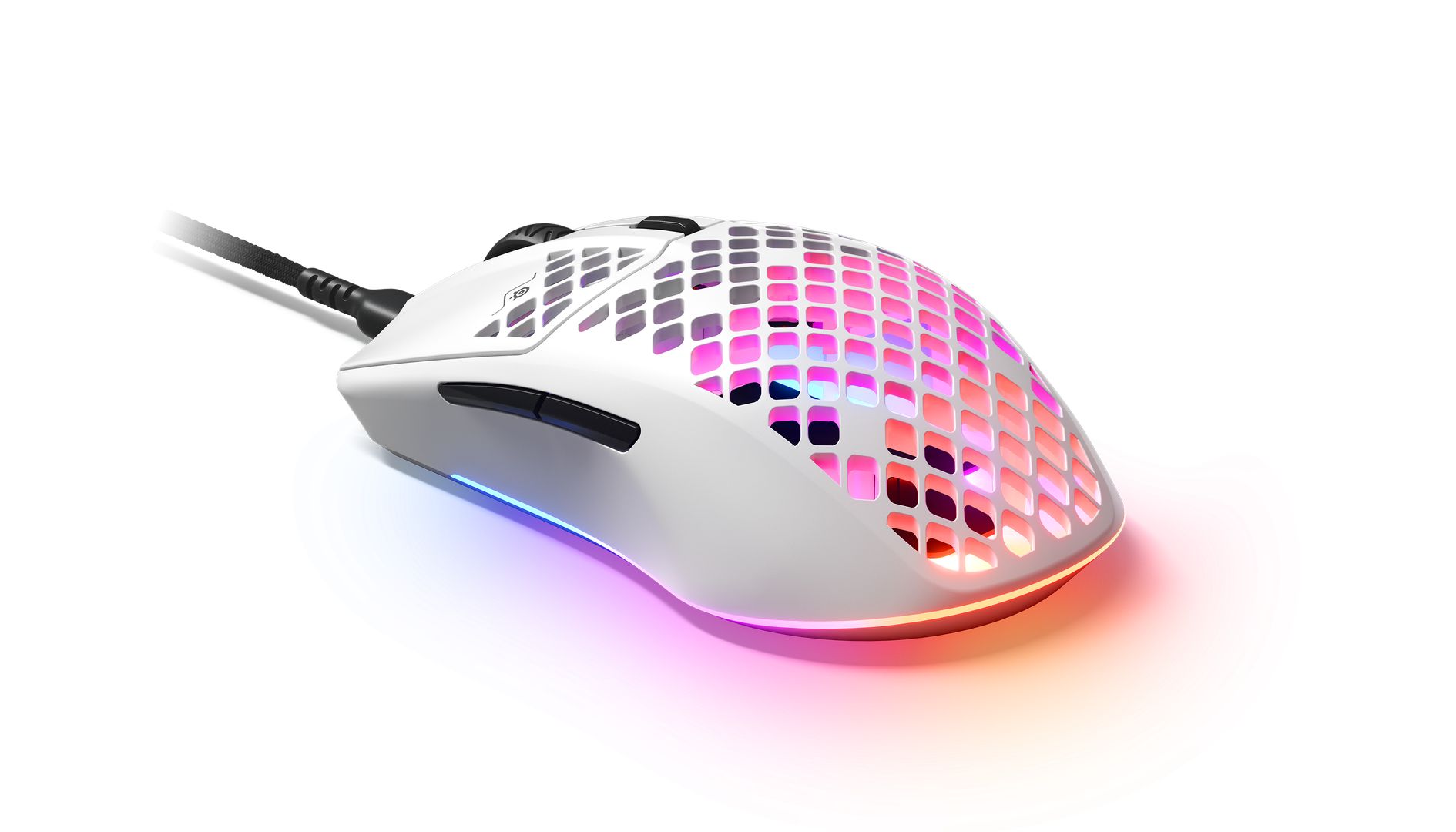 Egér Steelseries Aerox 3 2022 Edition Gaming mouse Snow Egér Steelseries Aerox 3 2022 Edition Gaming mouse Snow