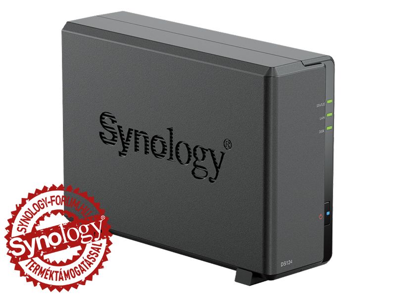 Hálózati tárolóegység (NAS) Synology NAS DS124 (1GB) (1xHDD)