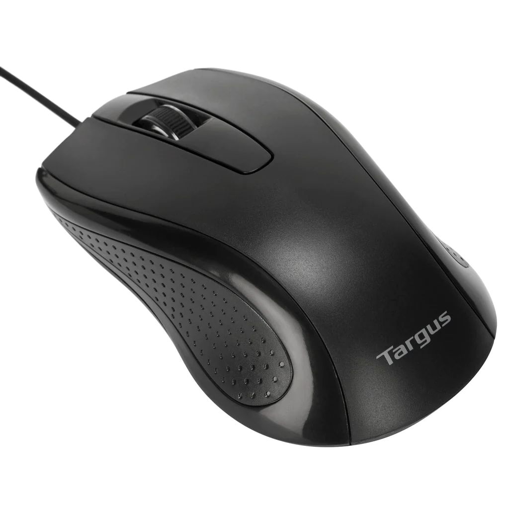 Egér Targus Full-Size Optical Antimicrobial Wired Mouse Black Egér Targus Full-Size Optical Antimicrobial Wired Mouse Black