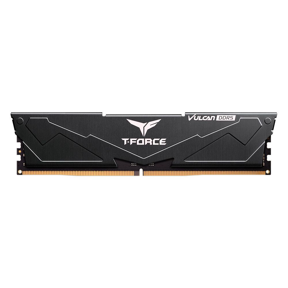 Memória TeamGroup 16GB DDR5 6000MHz T-Force Vulcan Black Memória TeamGroup 16GB DDR5 6000MHz T-Force Vulcan Black