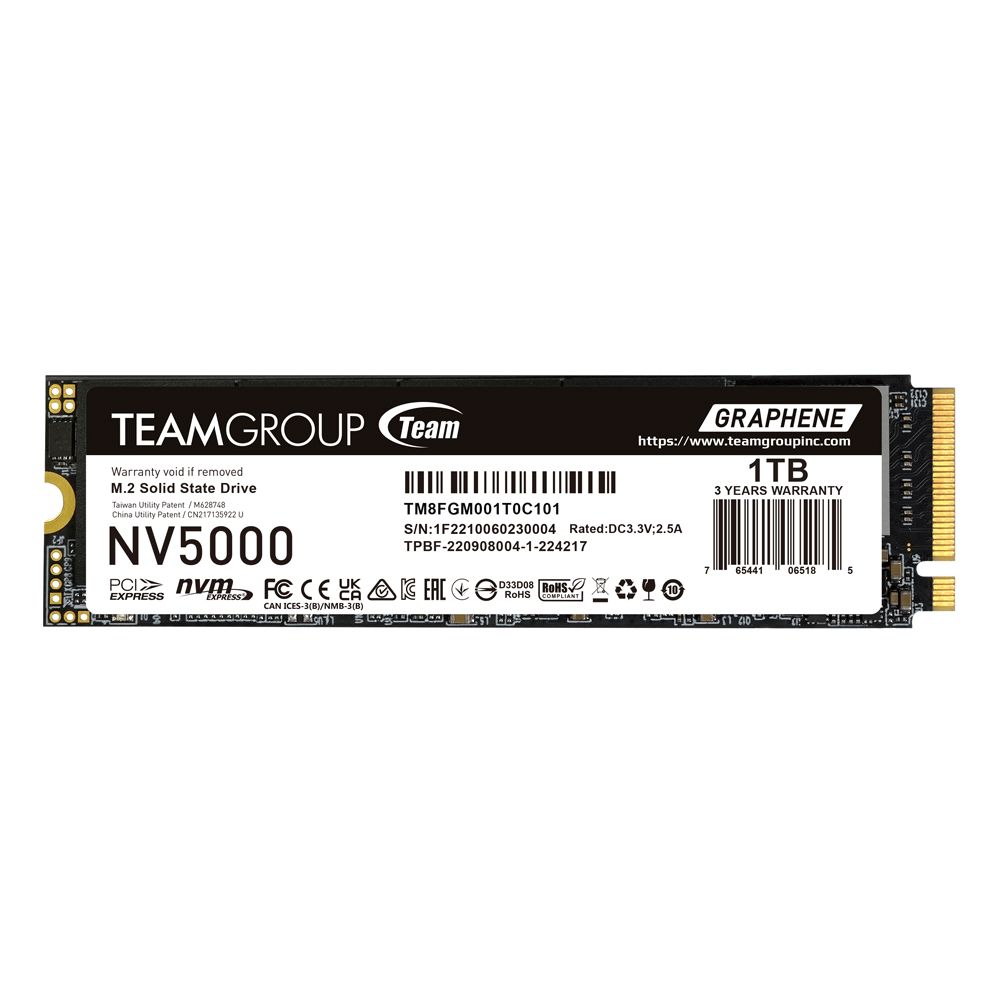 Winchester SSD TeamGroup 1TB M.2 2280 NVMe NV5000 Winchester SSD TeamGroup 1TB M.2 2280 NVMe NV5000