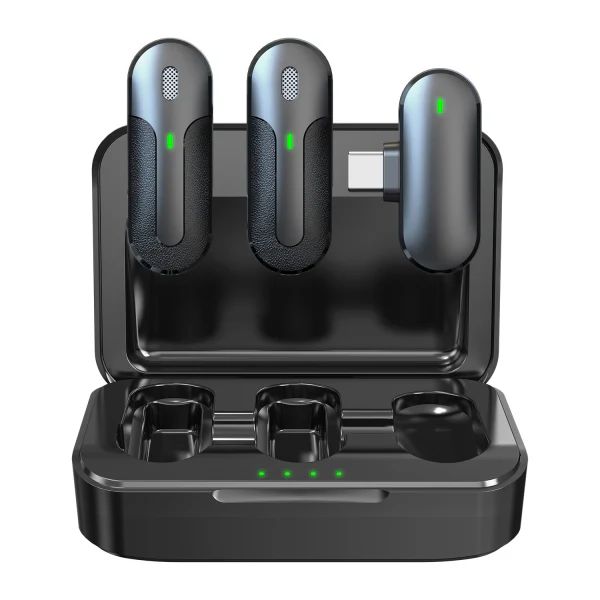 Technaxx TX-301 Wireless Lavalier Microphones Black Technaxx TX-301 Wireless Lavalier Microphones Black