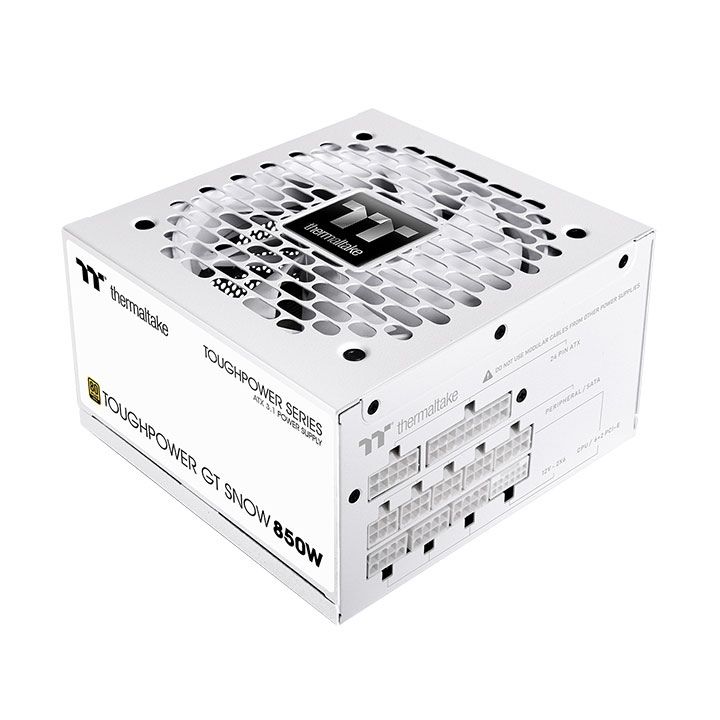 Tápegység Thermaltake 850W 80+ Gold Toughpower GT Snow White Tápegység Thermaltake 850W 80+ Gold Toughpower GT Snow White