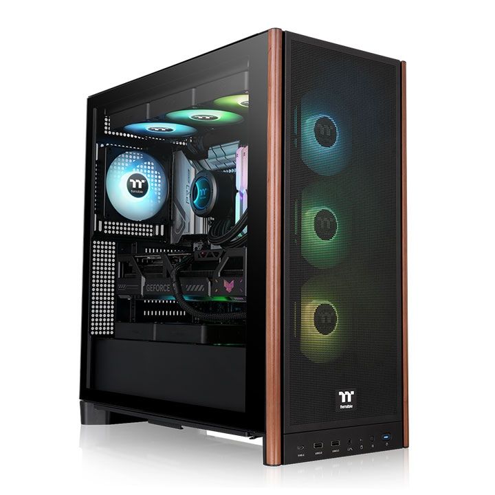 Ház Thermaltake S370 WS Tempered Glass Black
