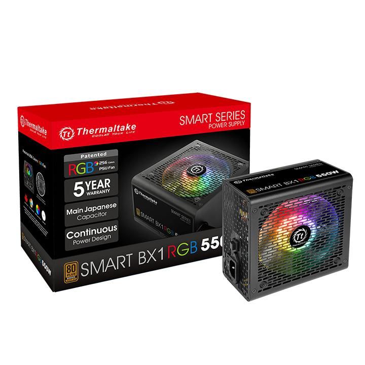 Thermaltake 550W 80+ Bronze Smart BX1 RGB Thermaltake 550W 80+ Bronze Smart BX1 RGB