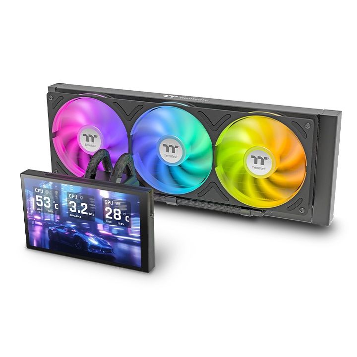 Ventilátorok, Hűtők, Előlapi panelek Thermaltake ST360 Ultra ARGB Sync AIO Liquid Cooler Black