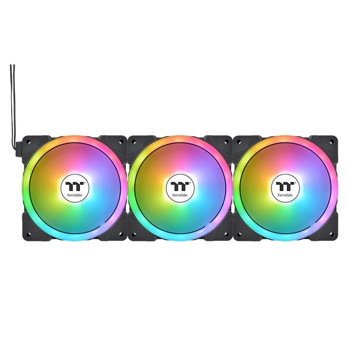 Ventilátorok, Hűtők, Előlapi panelek Thermaltake SWAFAN EX12 ARGB Sync PC Cooling Fan TT Premium Edition (3-Fan Pack)