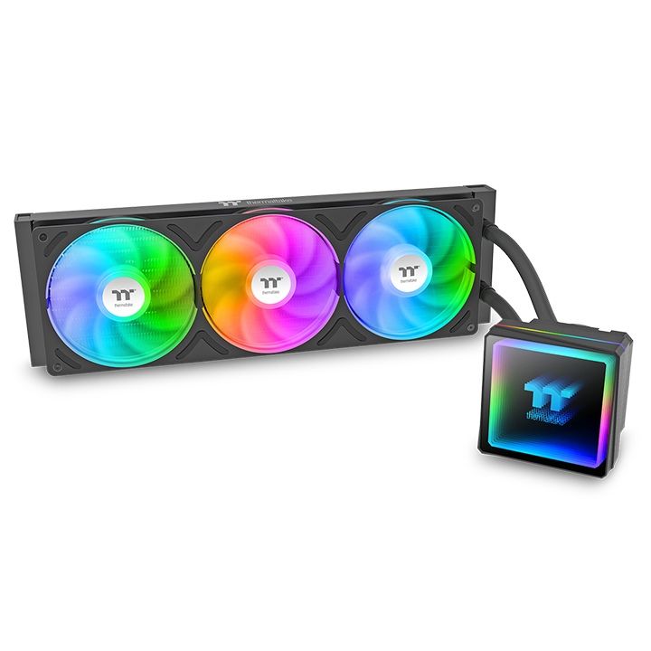 Ventilátorok, Hűtők, Előlapi panelek Thermaltake TH360 V3 ARGB Sync AIO Liquid Cooler Black Ventilátorok, Hűtők, Előlapi panelek Thermaltake TH360 V3 ARGB Sync AIO Liquid Cooler Black