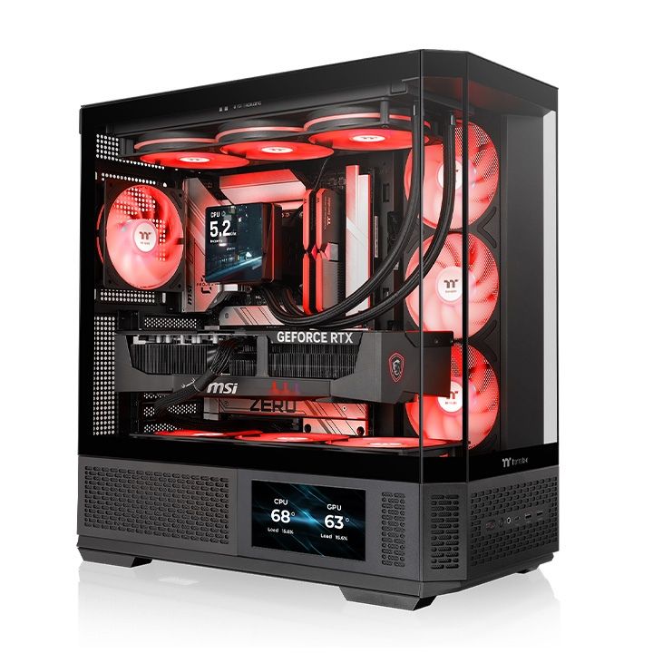 Ház Thermaltake View 370 TG ARGB Tempered Glass Black Ház Thermaltake View 370 TG ARGB Tempered Glass Black