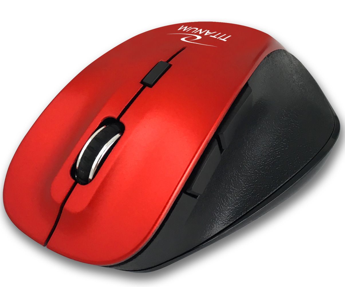 Titanium TM122R Fornax Bluetooth Mouse Red Titanium TM122R Fornax Bluetooth Mouse Red