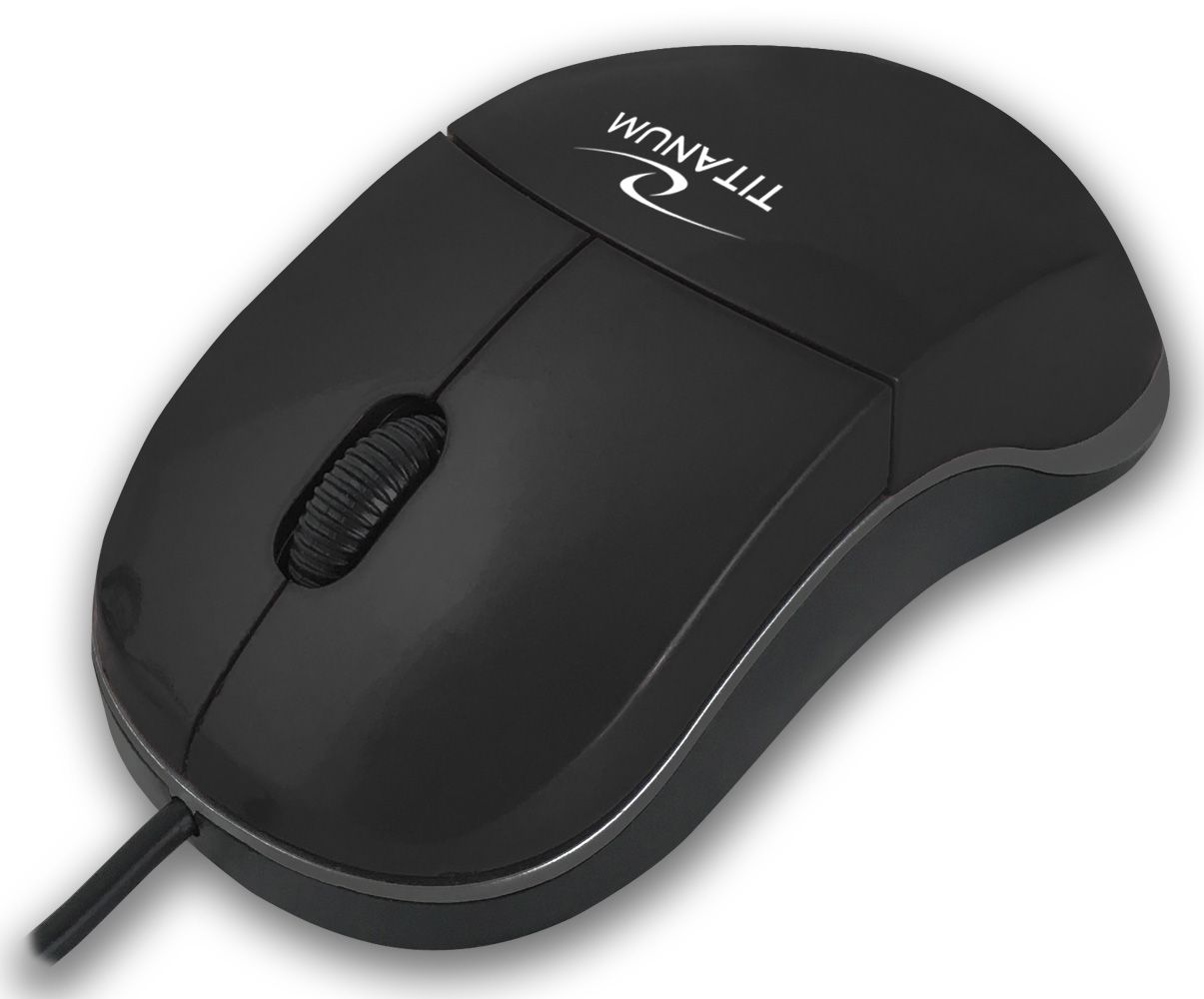 Titanium TM124K Selene Wired Mouse Black Titanium TM124K Selene Wired Mouse Black