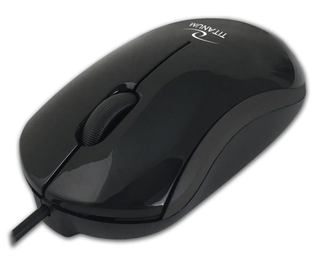 Titanium TM125K Dorado Wired Mouse Black Titanium TM125K Dorado Wired Mouse Black