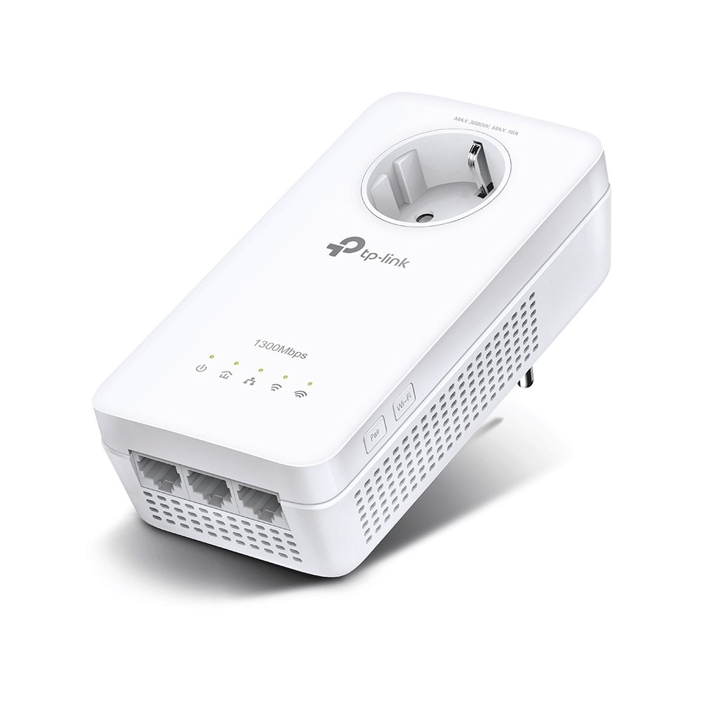 Access Point TP-Link TL-WPA8631P AV1300 Gigabit Passthrough Powerline ac Wi-Fi Ranger Extender White Access Point TP-Link TL-WPA8631P AV1300 Gigabit Passthrough Powerline ac Wi-Fi Ranger Extender White