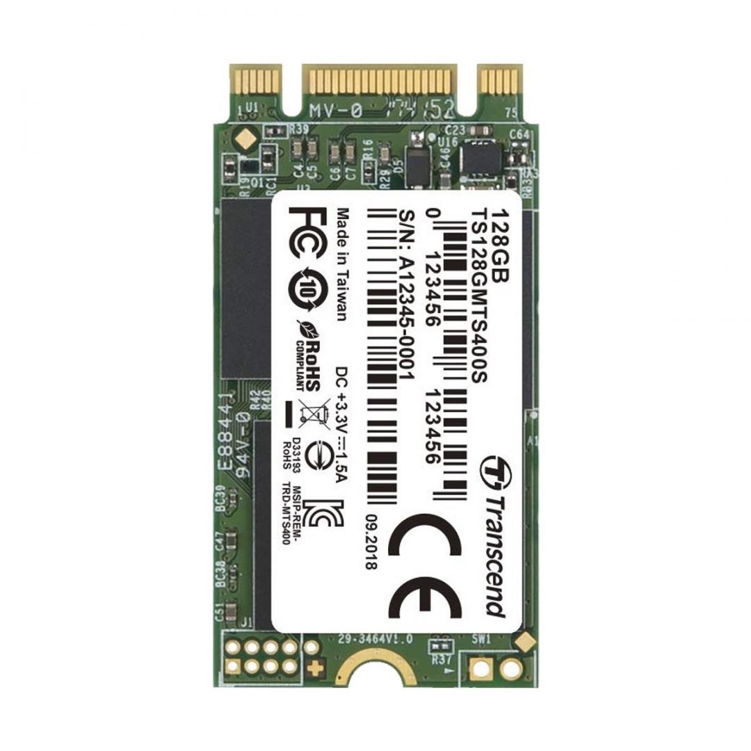 Winchester SSD Transcend 128GB M.2 2242 MTS400S Winchester SSD Transcend 128GB M.2 2242 MTS400S