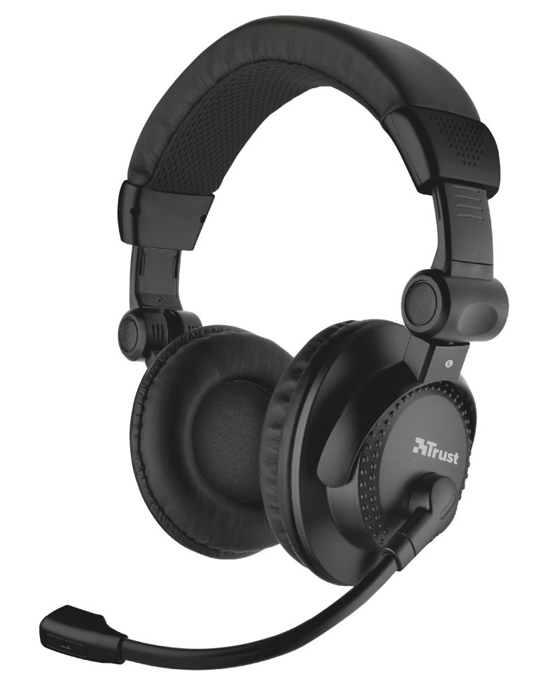 Trust Como headset Black Trust Como headset Black