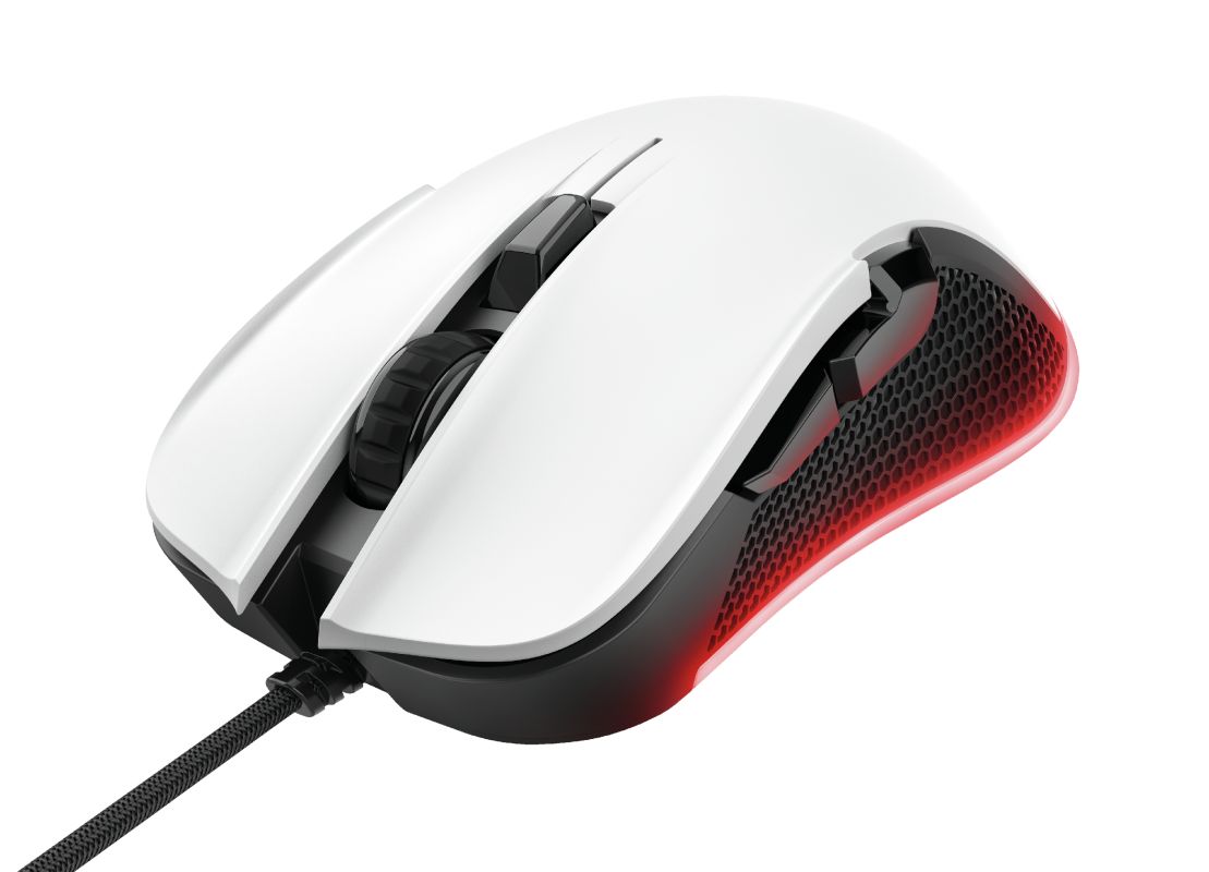 Trust GXT 922W YBAR Illuminated Gaming Mouse White Trust GXT 922W YBAR Illuminated Gaming Mouse White