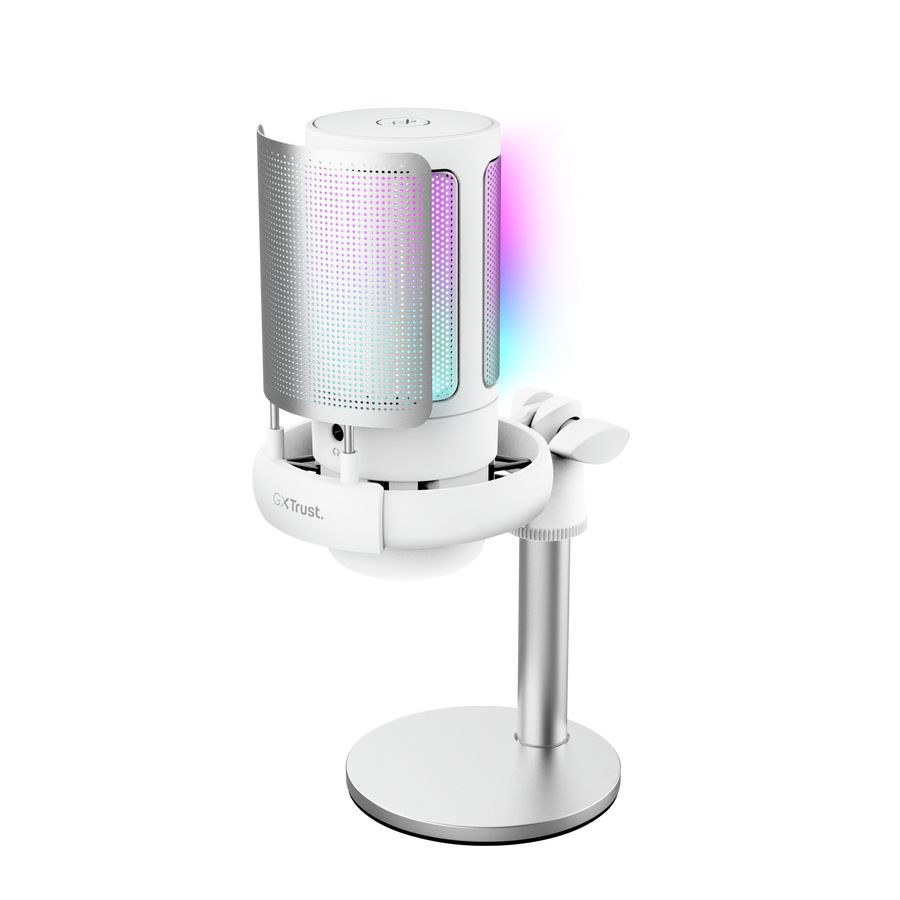 Trust GXT238W Auron Illuminated USB Gaming Microphone White/Grey Trust GXT238W Auron Illuminated USB Gaming Microphone White/Grey