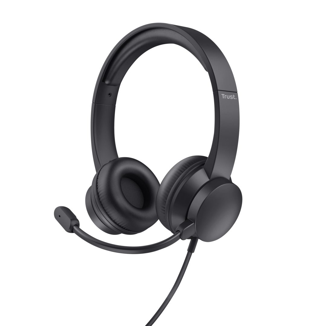 Trust HS-150 PC Headset Black Trust HS-150 PC Headset Black