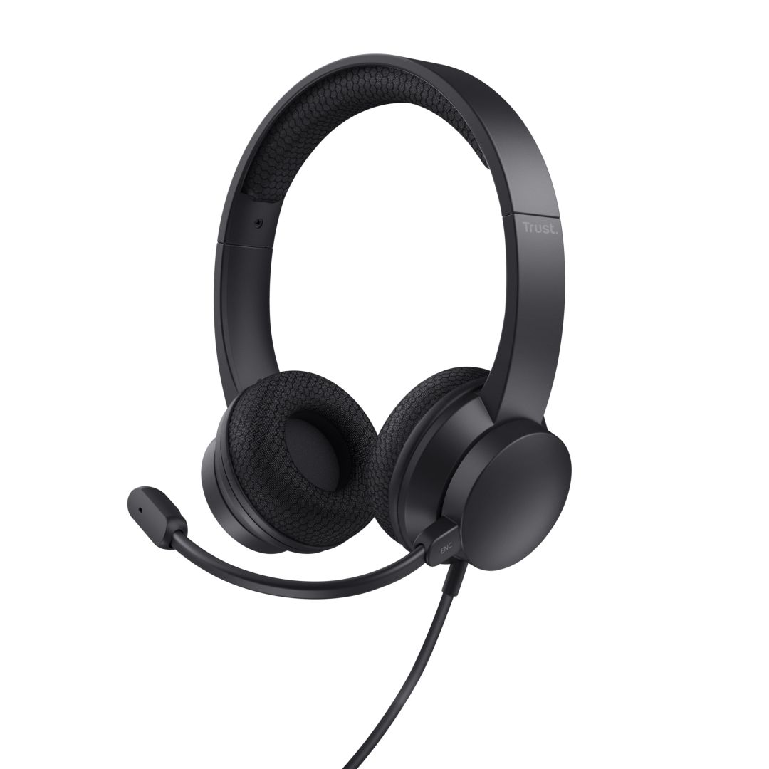 Trust HS-260 USB-ENC PC Headset Black Trust HS-260 USB-ENC PC Headset Black