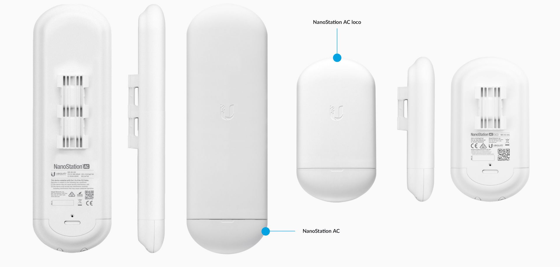 Access Point Ubiquiti airMAX NanoStation 5AC WiFi AC450 Access Point White Access Point Ubiquiti airMAX NanoStation 5AC WiFi AC450 Access Point White