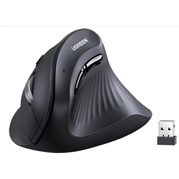 UGREEN MU08 Vertical Wireless Bluetooth Mouse Black UGREEN MU08 Vertical Wireless Bluetooth Mouse Black