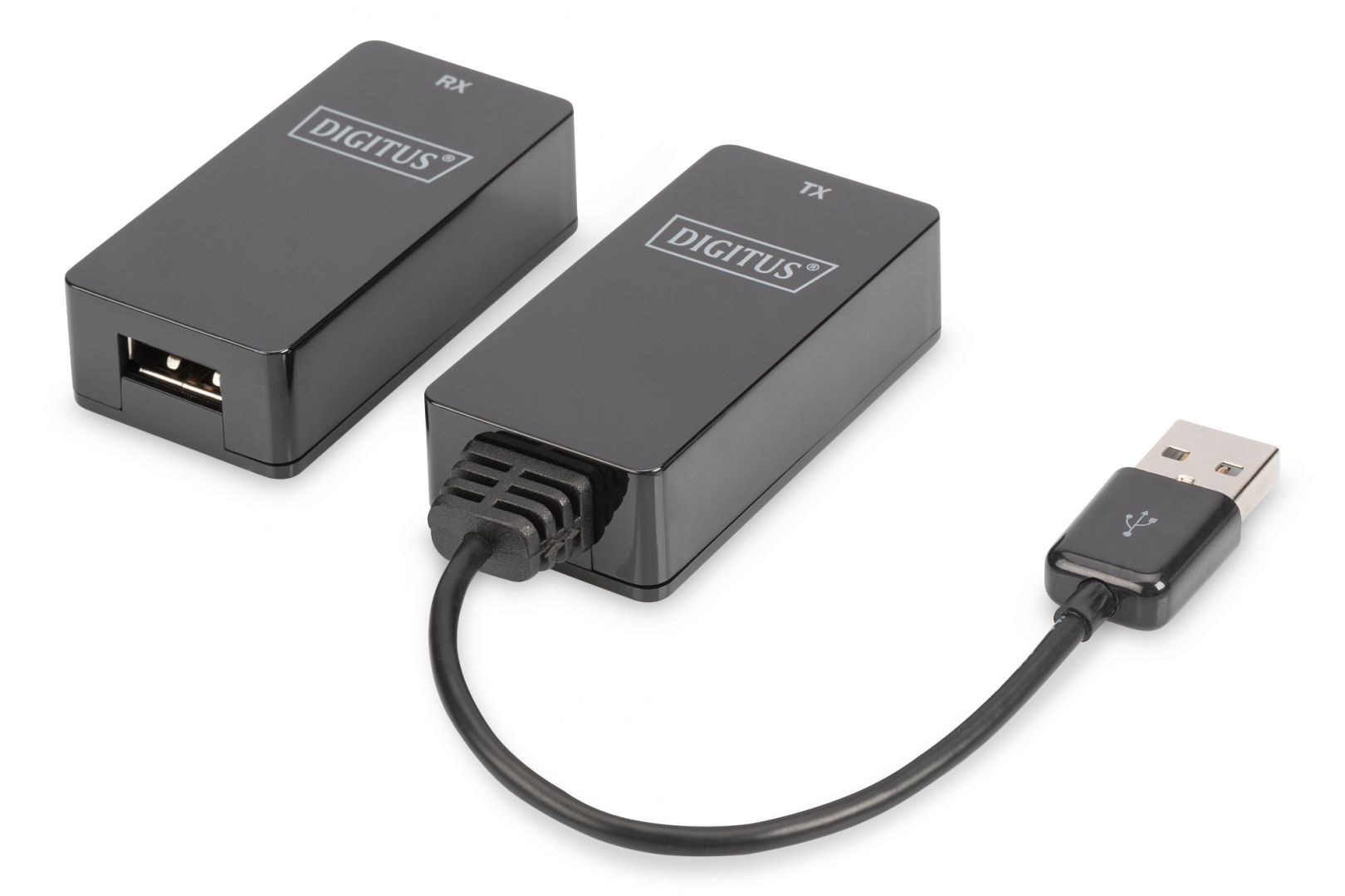 Hálózati eszközök Digitus DA-70139-2 konzol extender Black Hálózati eszközök Digitus DA-70139-2 konzol extender Black