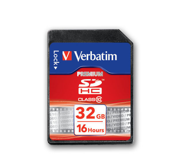 Memóriakártya Verbatim 32GB SDHC Premium Class10