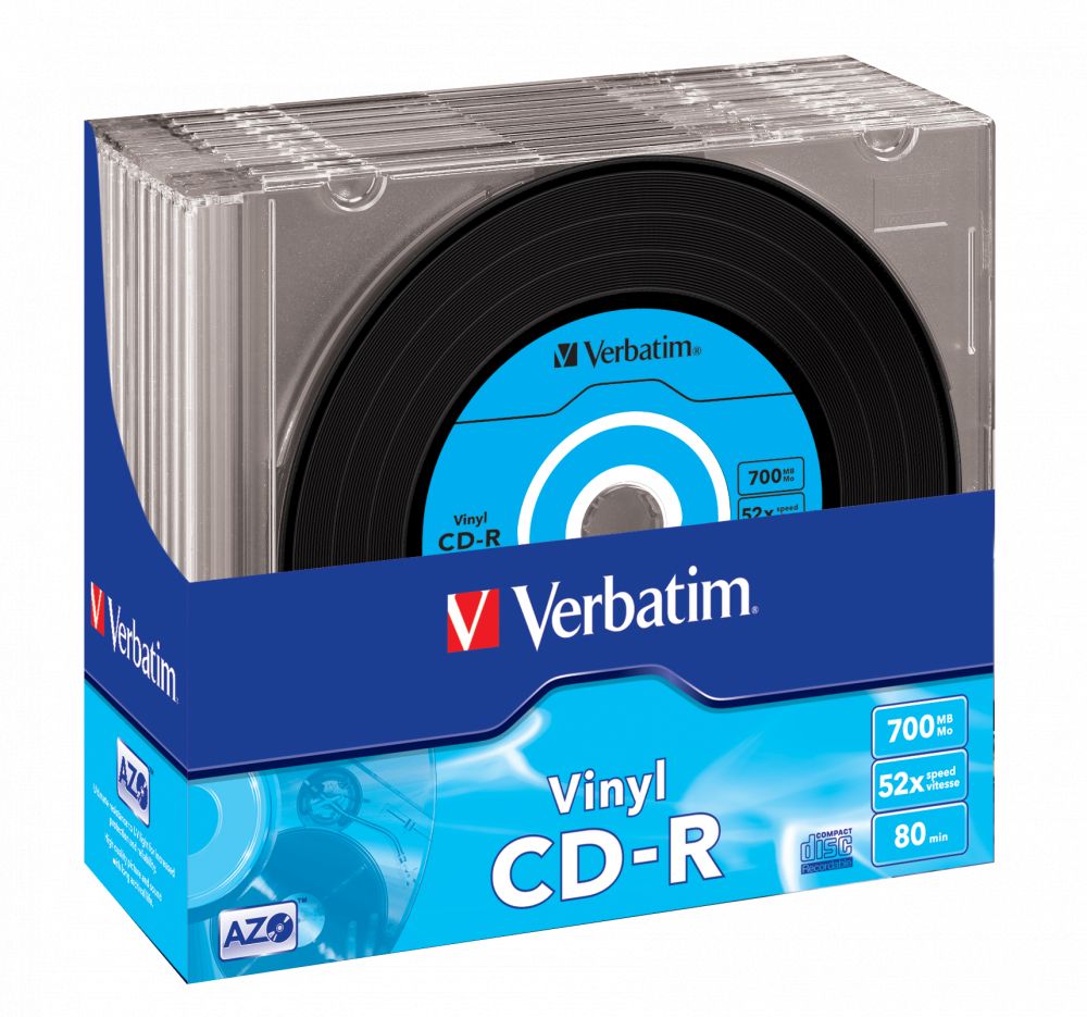 Verbatim CD-R 80 52x Slim tok 10db-os (10-es címke) Verbatim CD-R 80 52x Slim tok 10db-os (10-es címke)