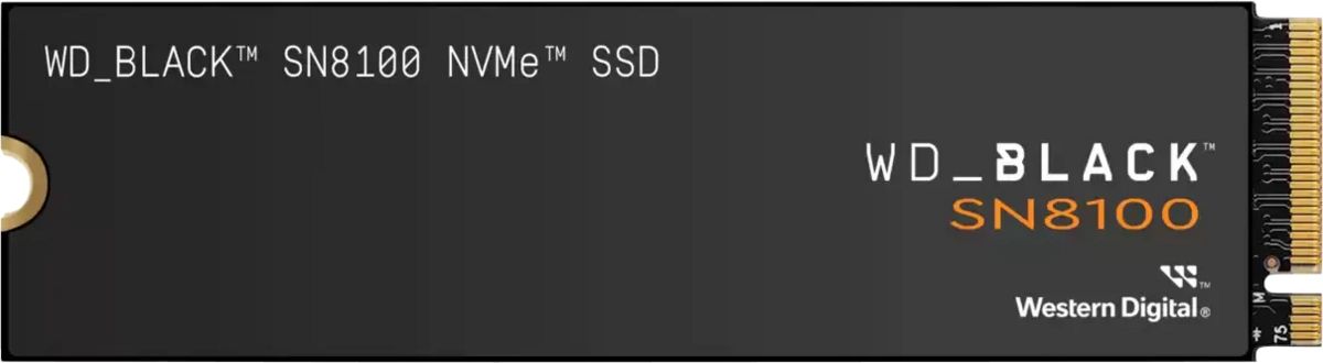 Winchester SSD Western Digital 2TB M.2 2280 NVMe SN8100 Black Winchester SSD Western Digital 2TB M.2 2280 NVMe SN8100 Black