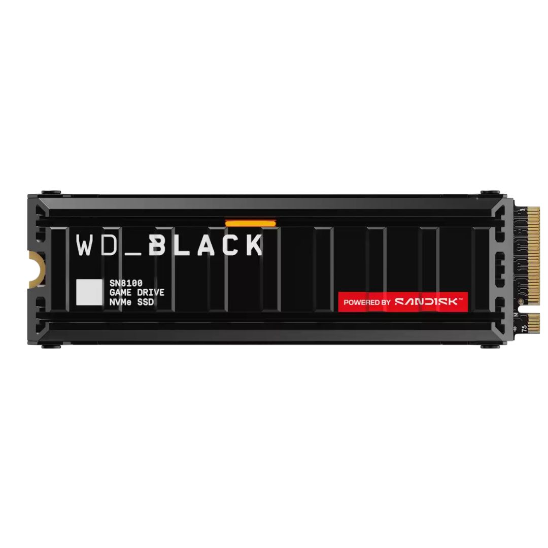 Winchester SSD Western Digital 4TB M.2 2280 NVMe SN8100 with Heatsink Black