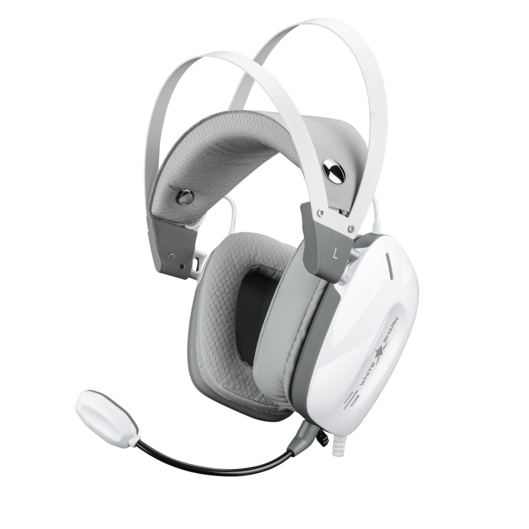 White Shark GH-2446W Gottan-B Gaming Headset White White Shark GH-2446W Gottan-B Gaming Headset White