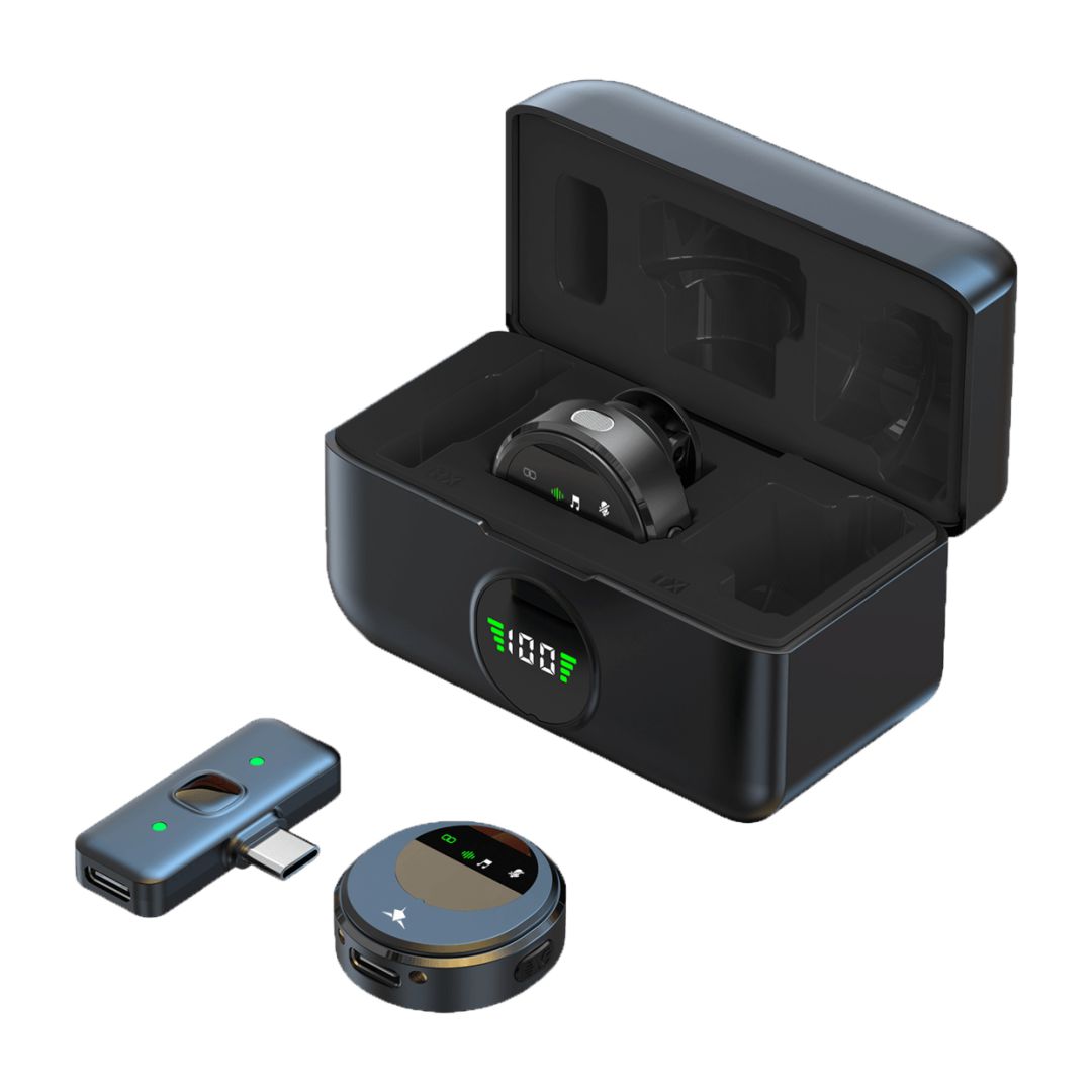 White Shark Tassa Wireless Microphone Black White Shark Tassa Wireless Microphone Black