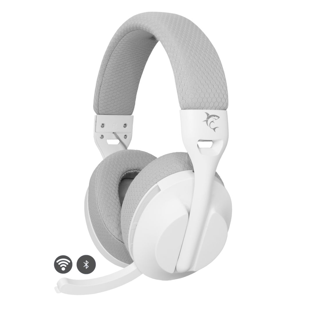 White Shark WGH-2441W Falcon Wireless Bluetooth Gaming Headset White White Shark WGH-2441W Falcon Wireless Bluetooth Gaming Headset White
