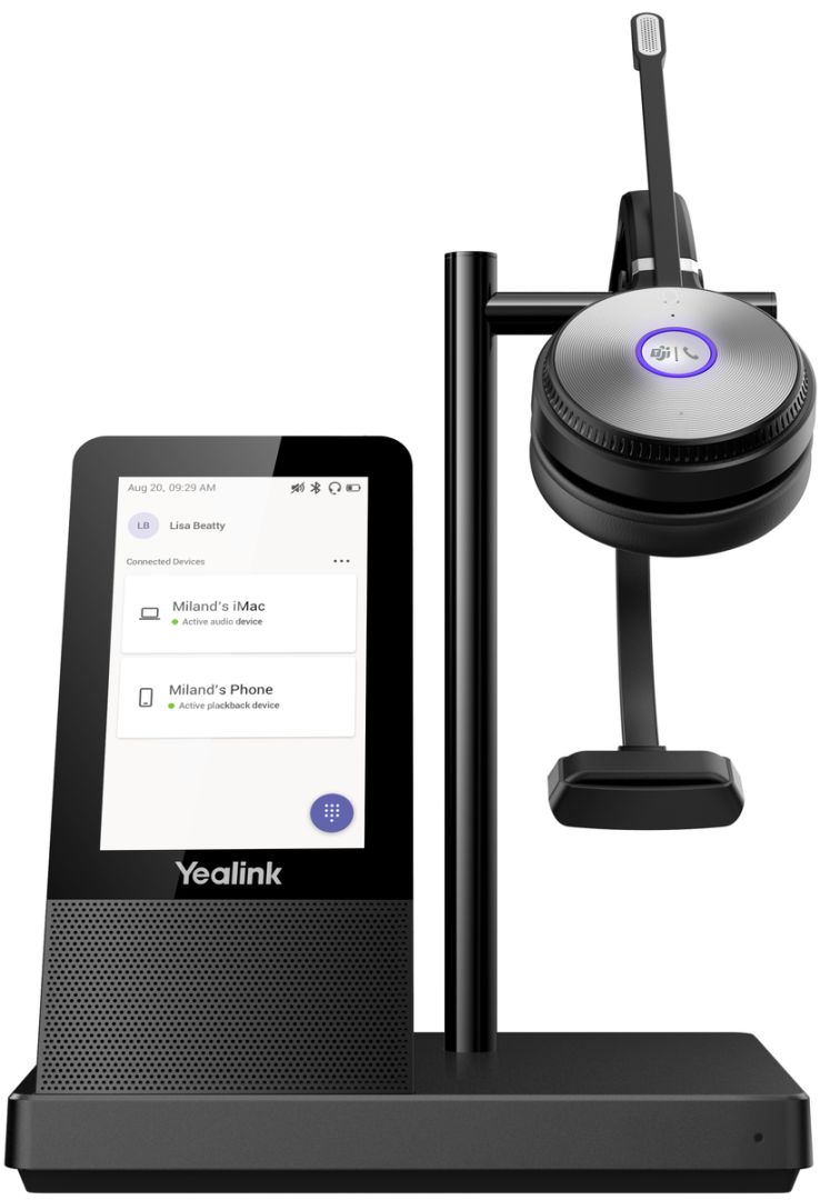 Yealink WH66 Mono Teams Dect Wireless Headset Black Yealink WH66 Mono Teams Dect Wireless Headset Black