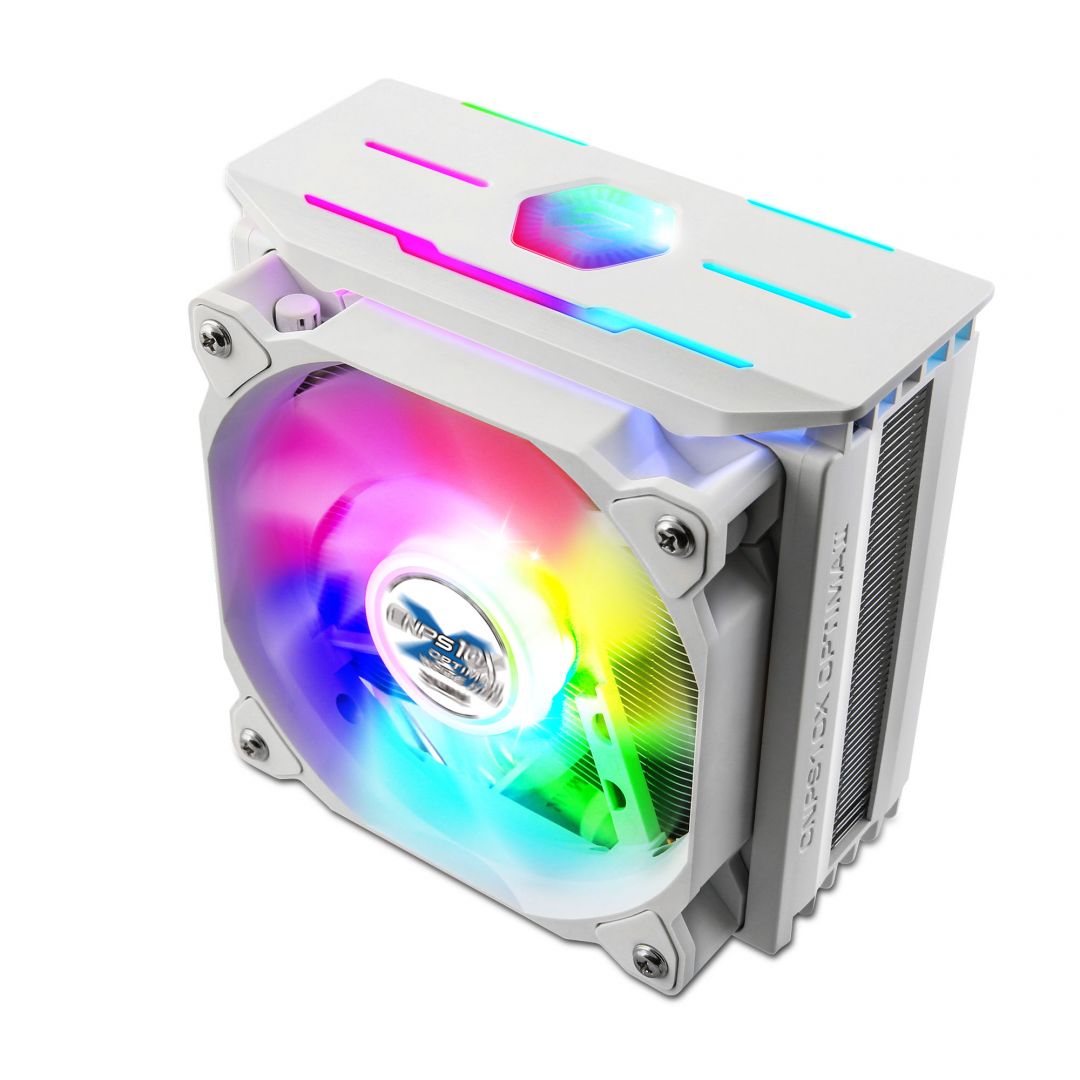 Ventilátorok, Hűtők, Előlapi panelek Zalman CNPS10X Optima II White RGB Ultra quiet CPU Cooler