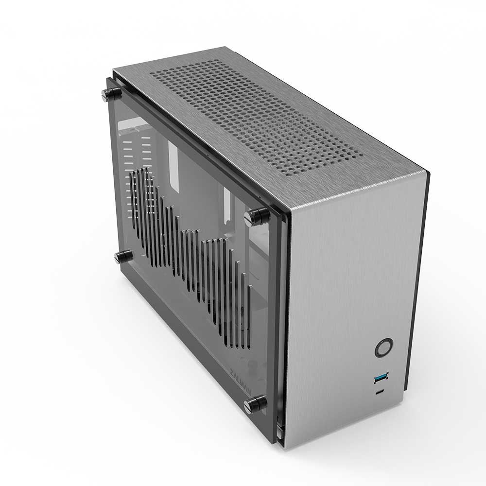 Zalman M2 Mini Tempered Glass Silver Zalman M2 Mini Tempered Glass Silver