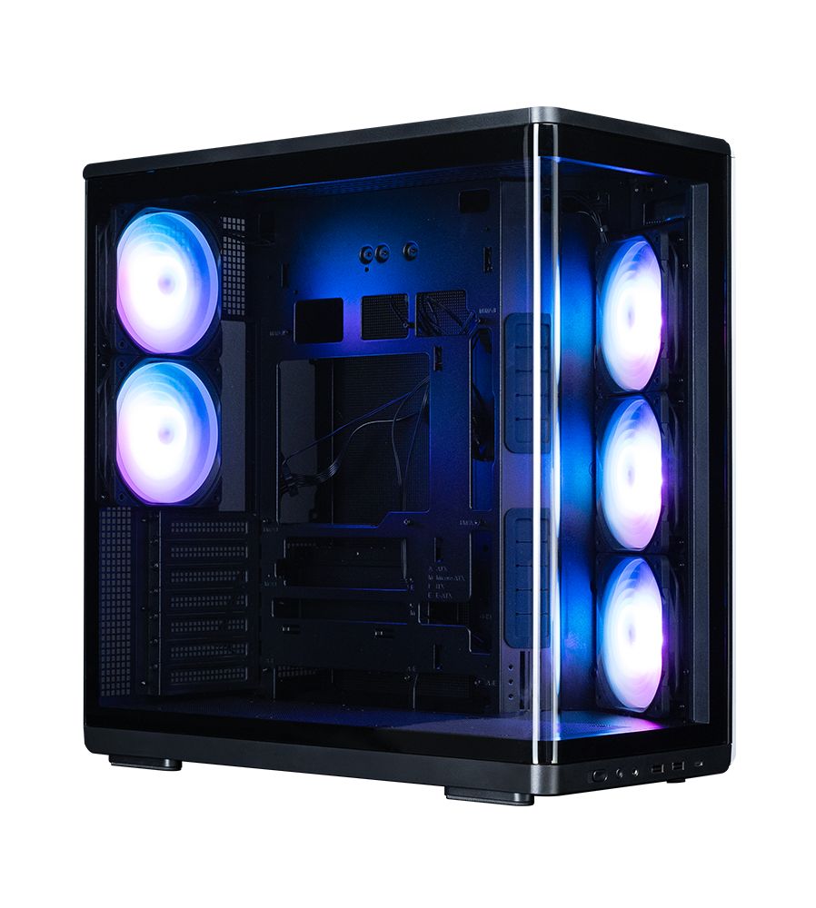 Ház Zalman P60 Tempered Glass Black