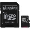 Memória Kingston 64GB microSDXC Class10 UHS-I + adapter