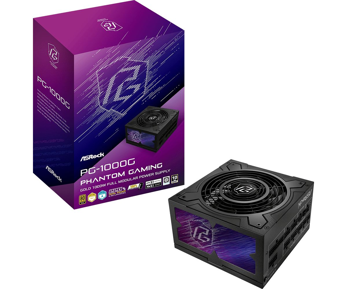 ASRock 1000W 80+ Gold Phantom Gaming PG-1000G