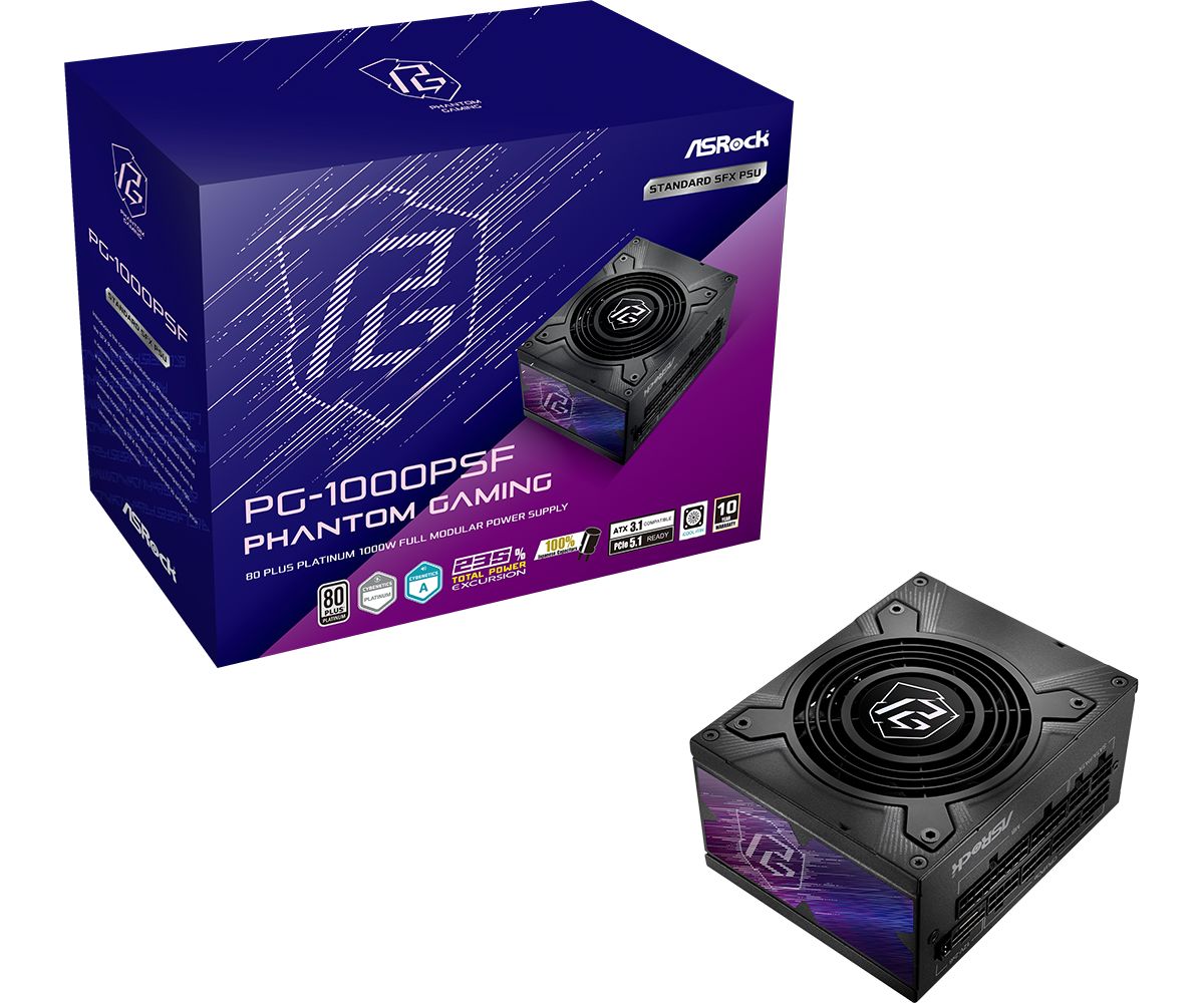 ASRock 1000W 80+ Platinum Phantom Gaming PG-1000PSF