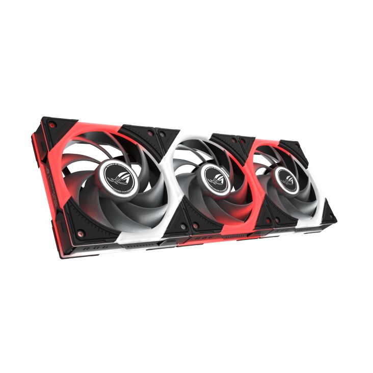Ventilátorok, Hűtők, Előlapi panelek Asus ROG Eurux GR120 ARGB Reverse Black (Triple Pack)