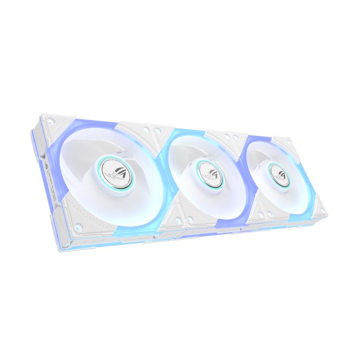 Ventilátorok, Hűtők, Előlapi panelek Asus ROG Eurux GR120 ARGB Reverse White Edition (Triple Pack)