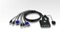 Switch KVM Aten 2 Portos USB+kab.aud CS-22U