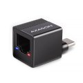 Hálókártya AXAGON ADE-MINIC USB-C 3.2 Gigabit Ethernet