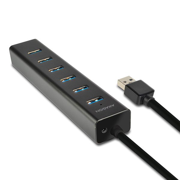 USB HUB Axagon 7 port 3.0 adapter ADE-SG HUE-S2BL