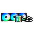Ventilátorok, Hűtők, Előlapi panelek BitFenix Cube-Black 360mm ARGB