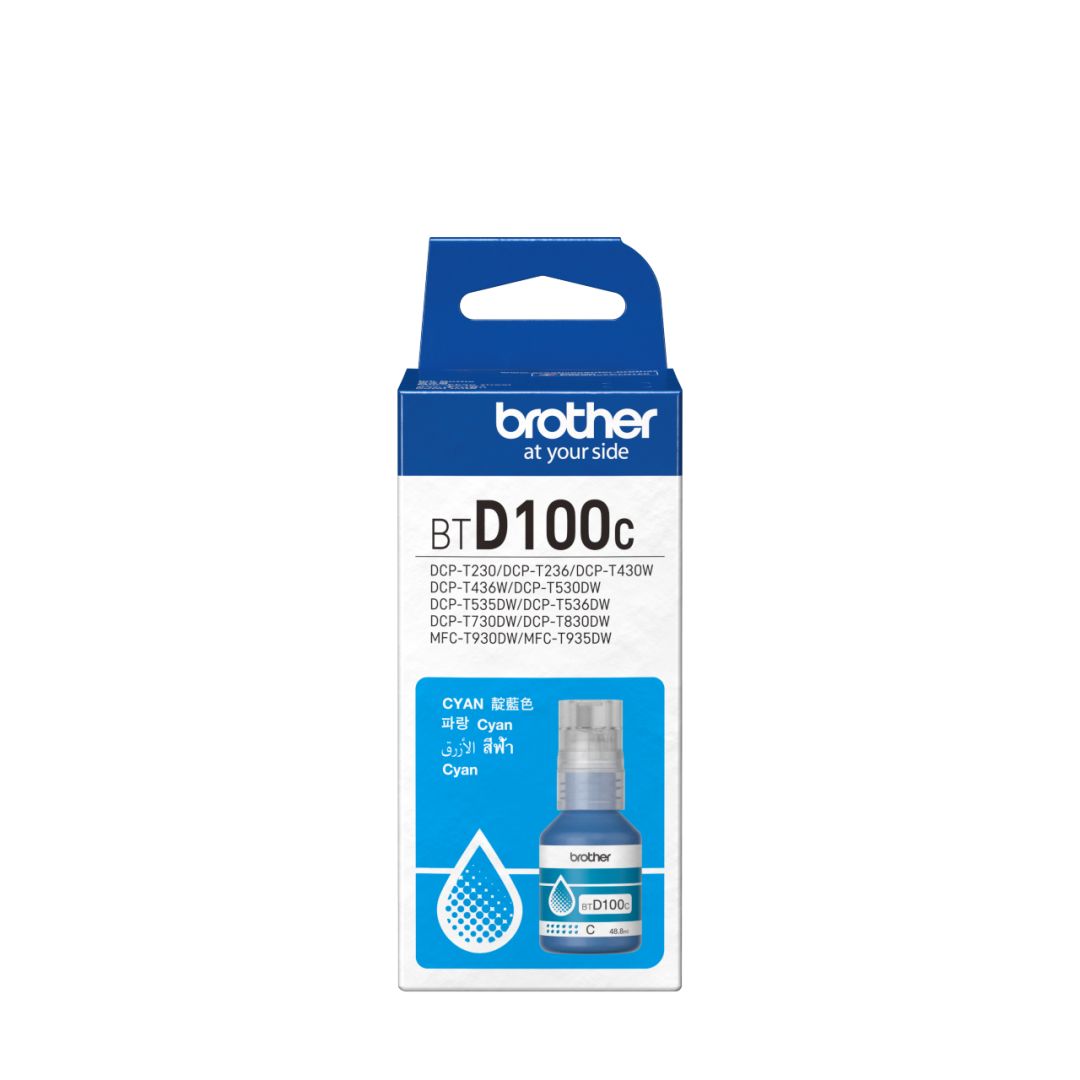Brother BTD100C Cyan tintapatron